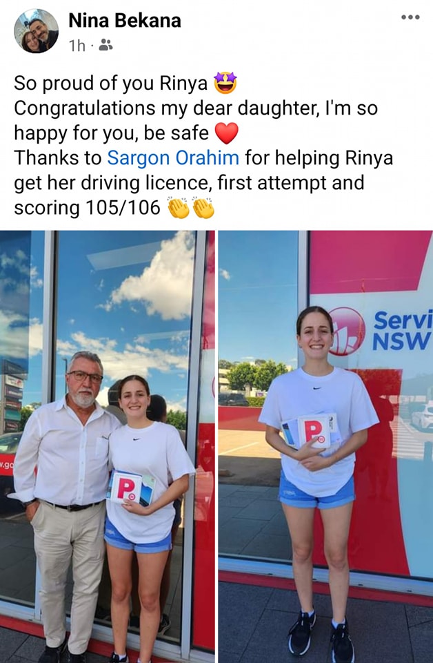 Rinya — scored 105/106, passed first attempt